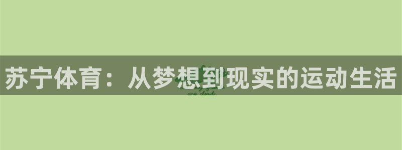 nba黑白体育免费观看：苏宁体育：从梦想到现实的运动生活
