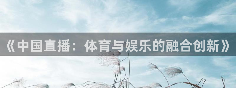 黑白体育官网直播：《中国直播：体育与娱乐的融合创新》